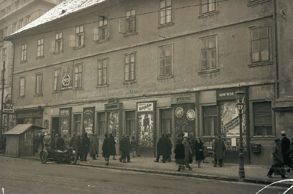 Ilica 1931. godine, ispred Zakladne bolnice